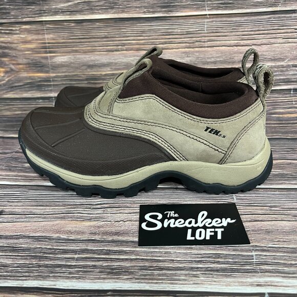 LL Bean Tek 2.5 Storm Chaser Brown Taupe Women's Waterproof Duck Boot Shoes - Picture 3 of 8